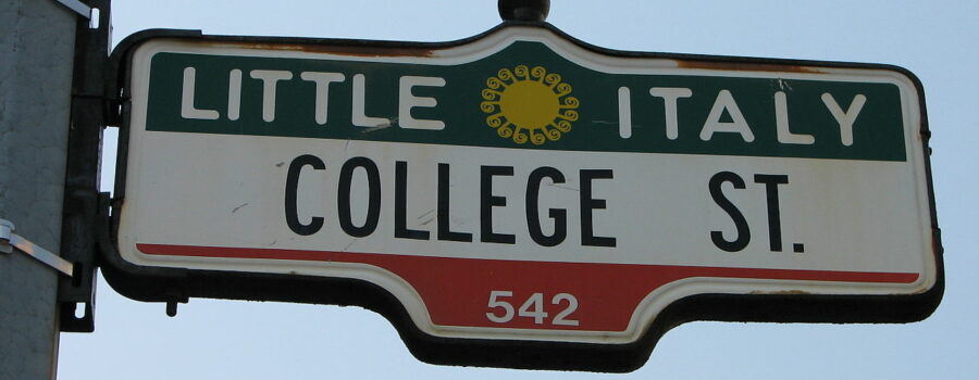 Very Little Italy: A Study of Ethnic Packaging in Palmerston-Little Italy